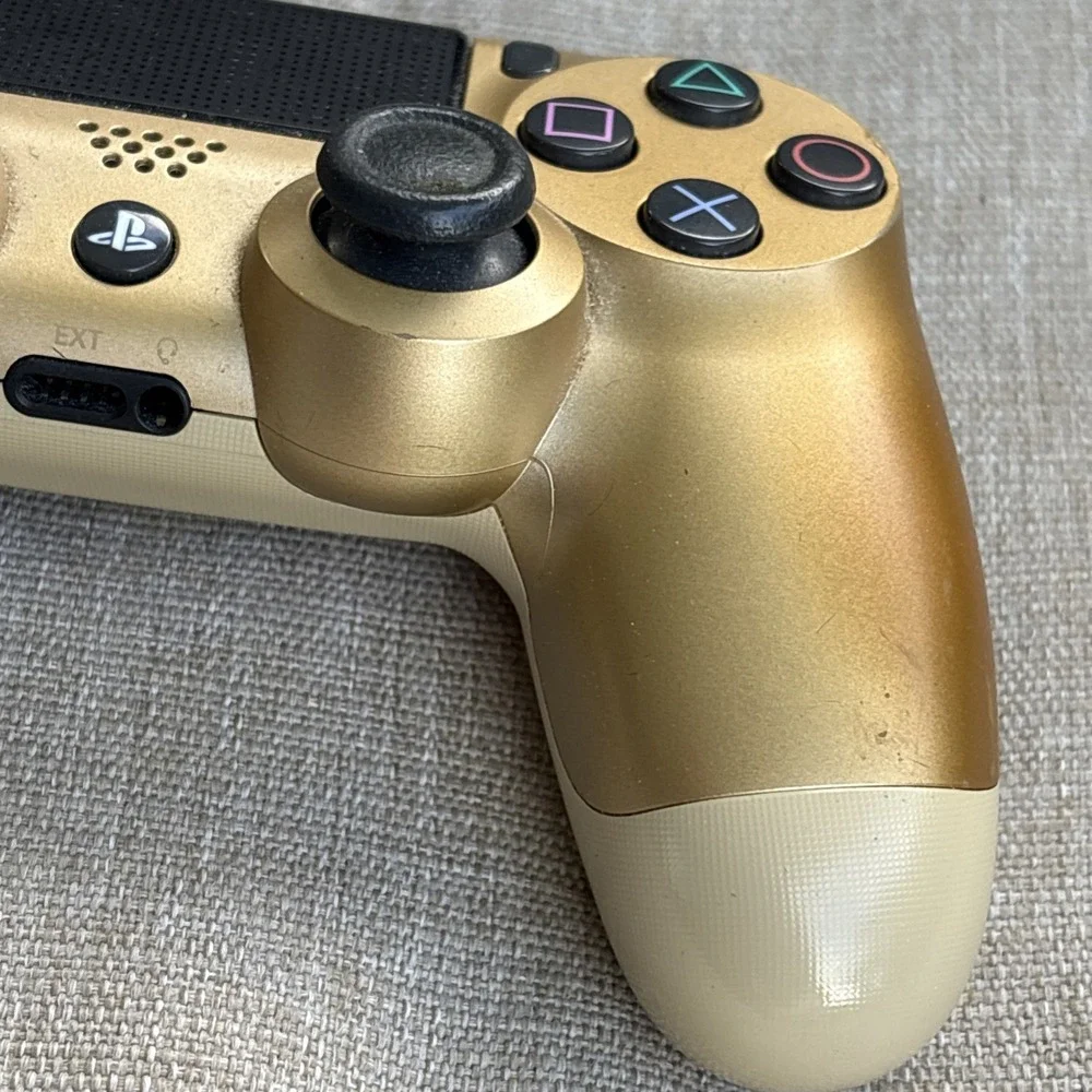Sony DualShock 4 Wireless Controller Gold PS4 PlayStation For Parts Repair